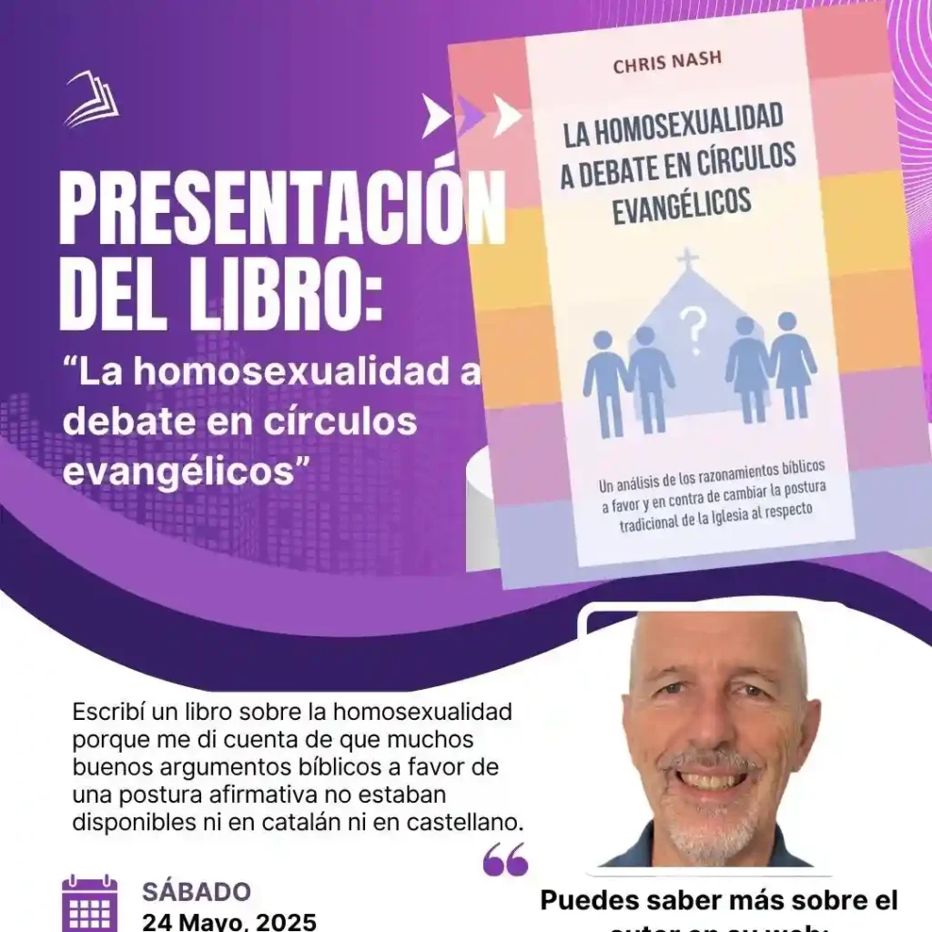 Portada del libro La homosexualidad a debate en círculos evangélicos