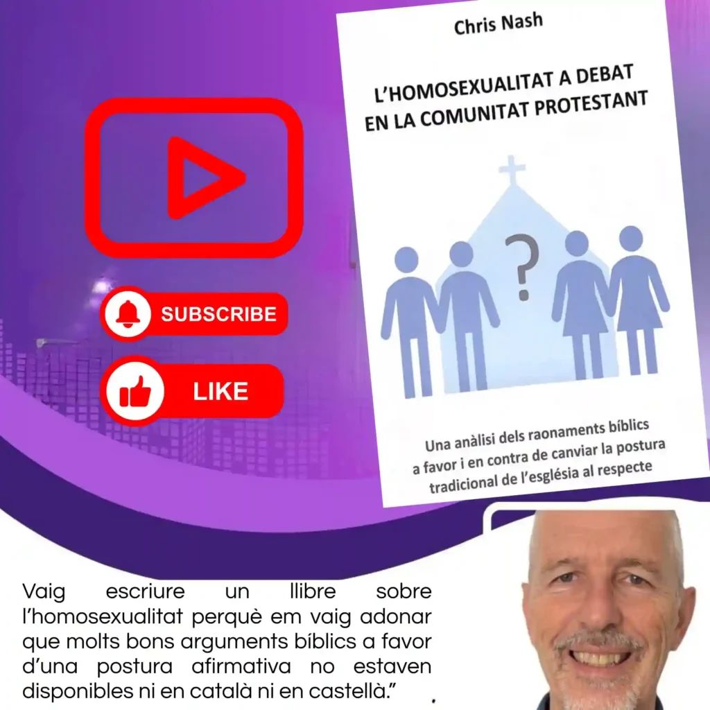 Presentació del llibre sobre homosexualitat a les esglésies evangèliques per Chris Nash
