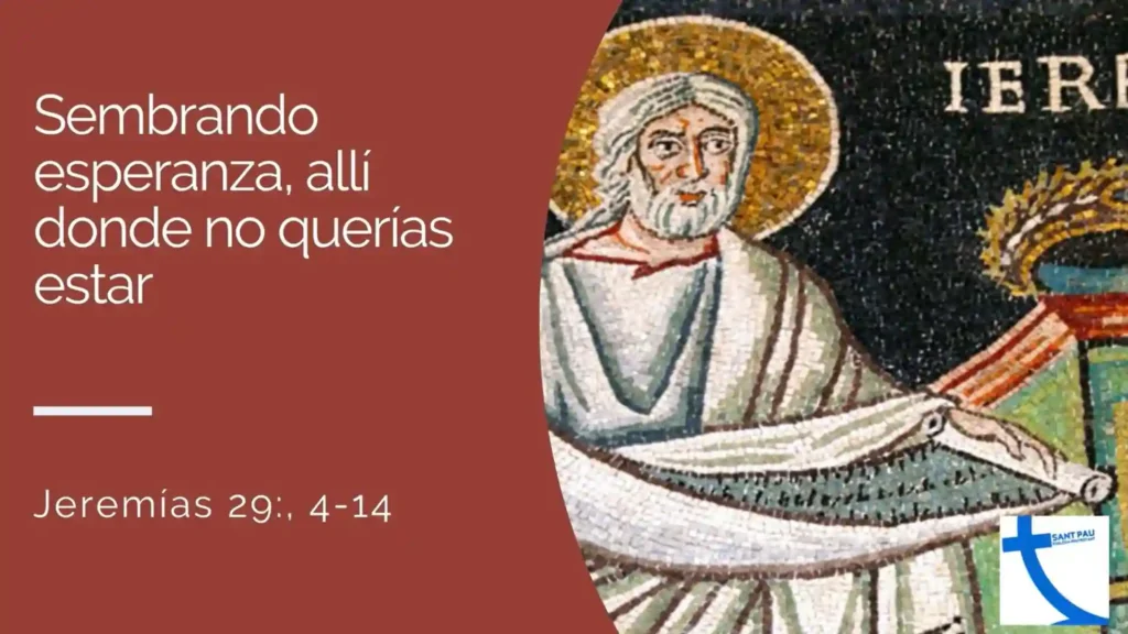 Culto sobre Jeremías 29 en la Església Protestant Sant Pau