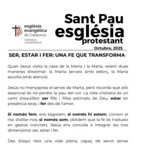 Il·lustració simbòlica de fe equilibrada: ser, estar i fer en harmonia