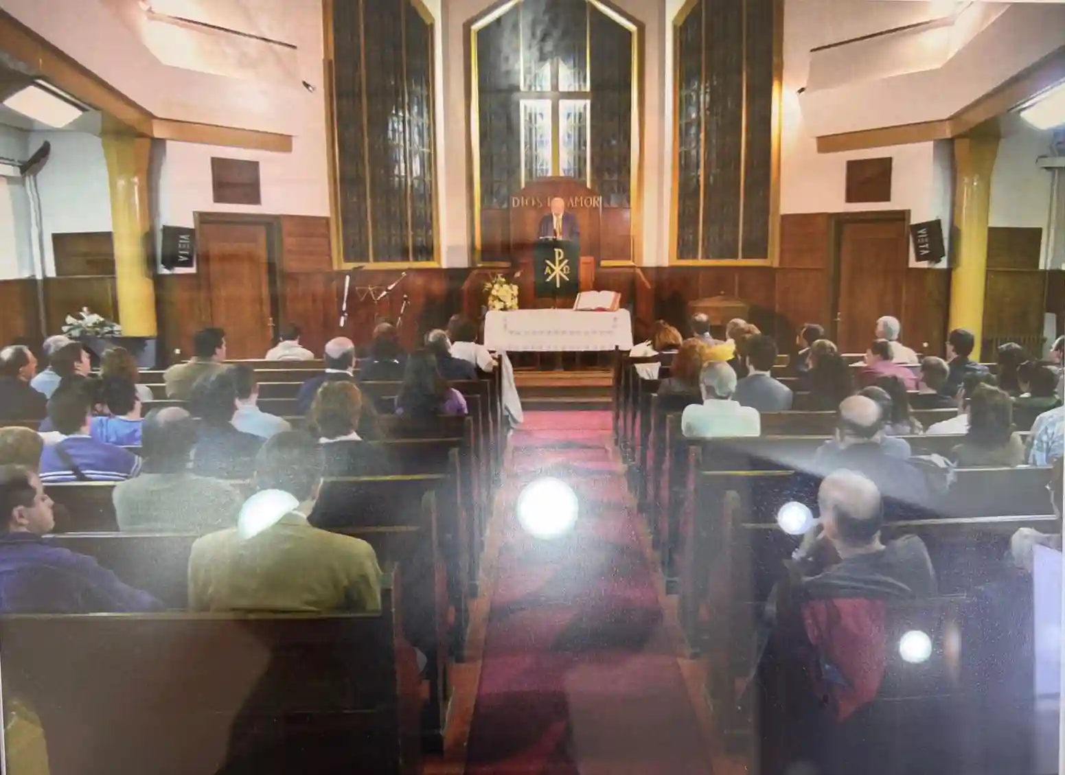 Culte al temple antic de l’Església Protestant Sant Pau