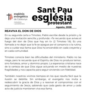 Reaviva la fe