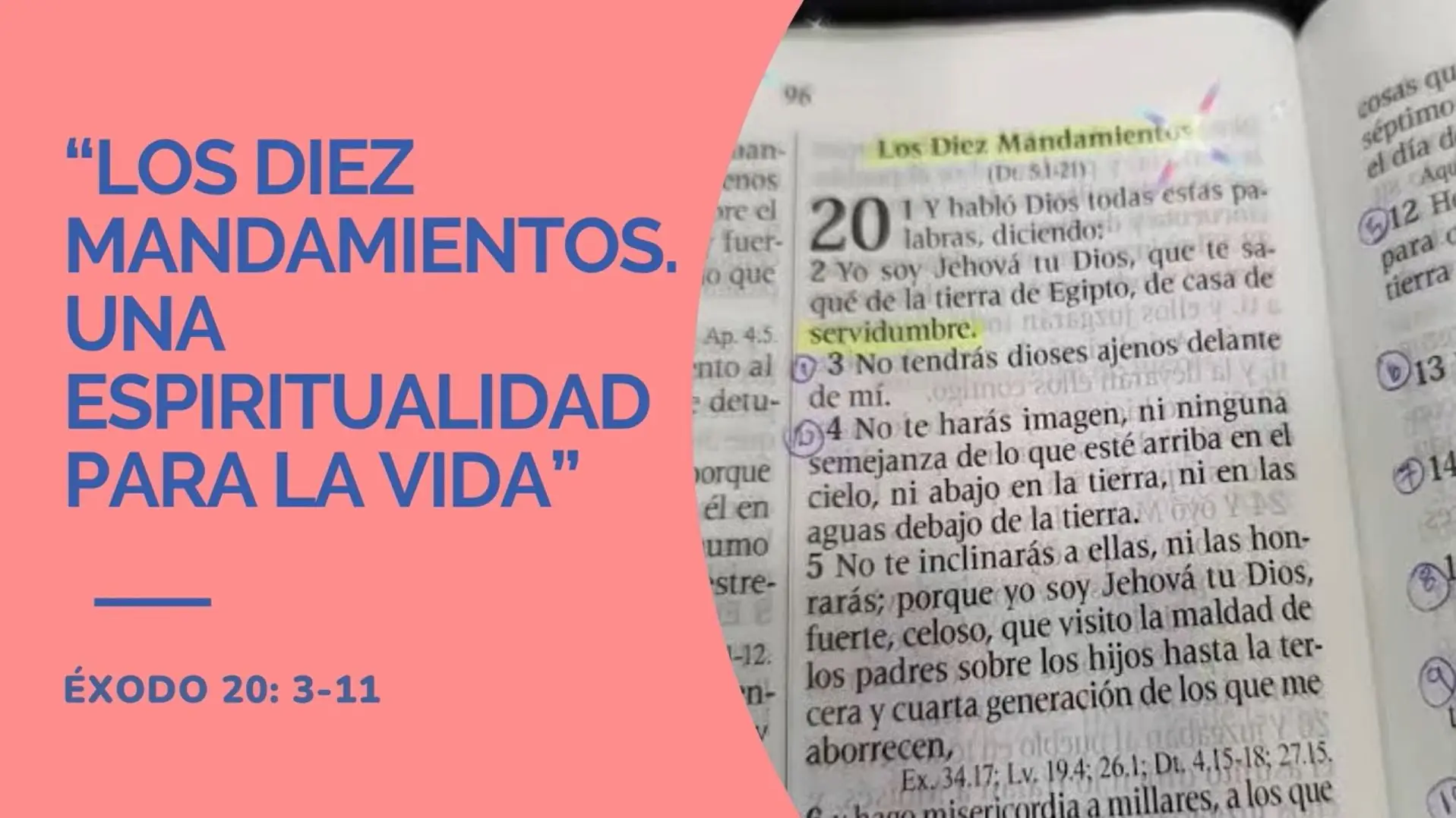 Los diez mandamientos: una espiritualidad para la vida